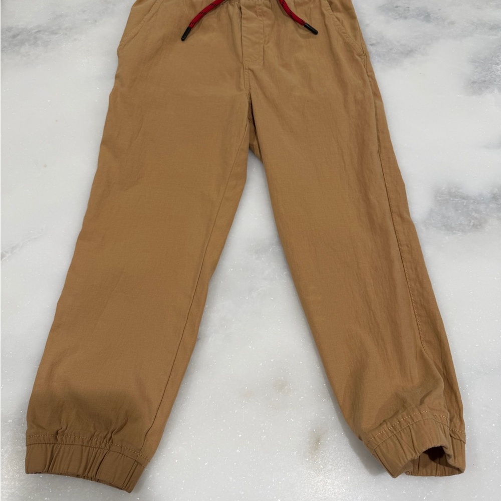 Tommy Bahama Boys Jogger Pants Tan Size 5/6 Elastic Waist
